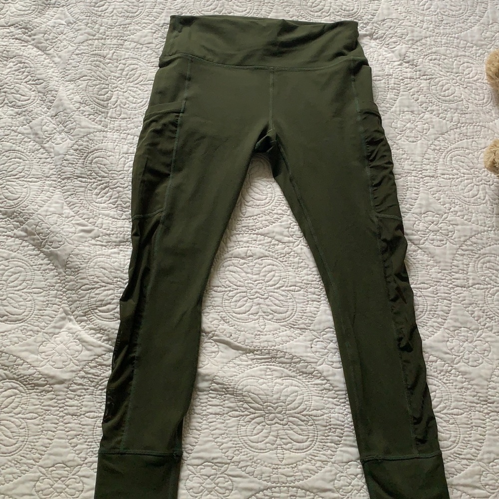 Fabletics mesh strip leggings medium